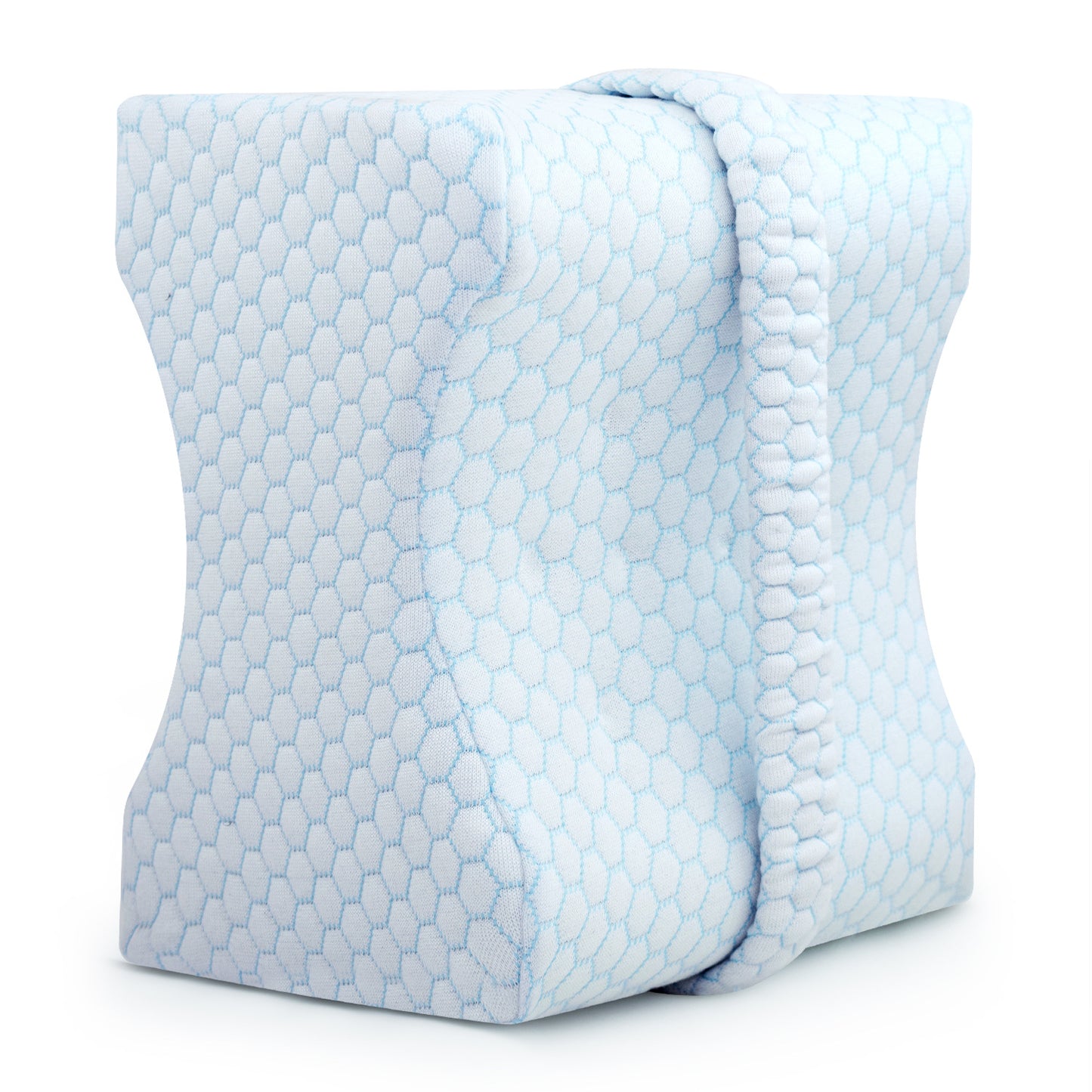 Slow rebound memory foam clip leg pillow