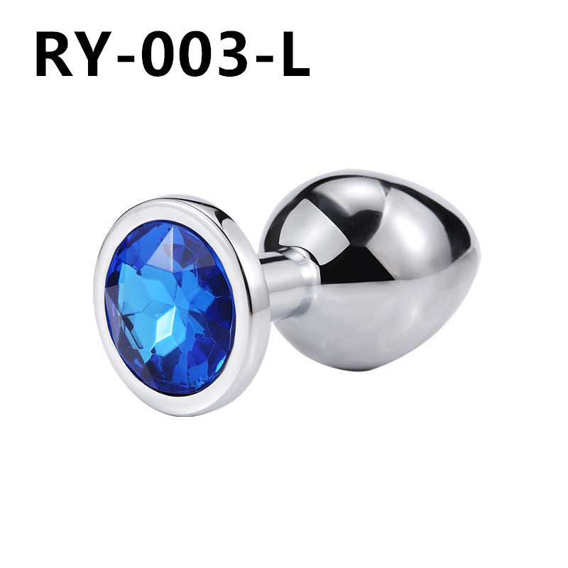 SM metal anal plug toy