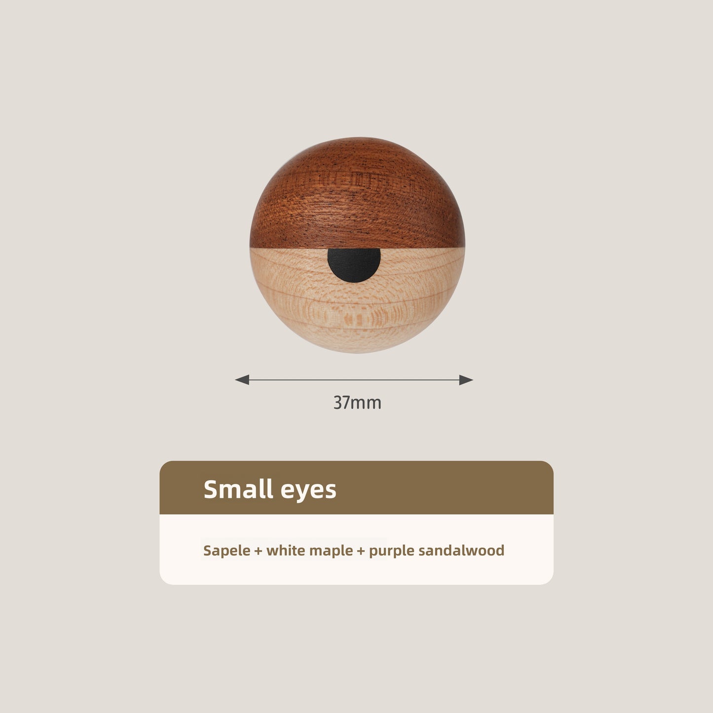 Small mushroom refrigerator magnet