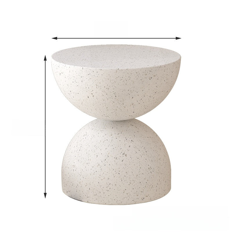 Small round table bedside table