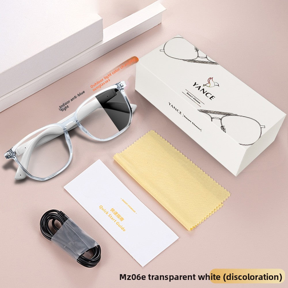 Smart Bluetooth AI Glasses with Photochromic Lenses and Anti-Blue Light