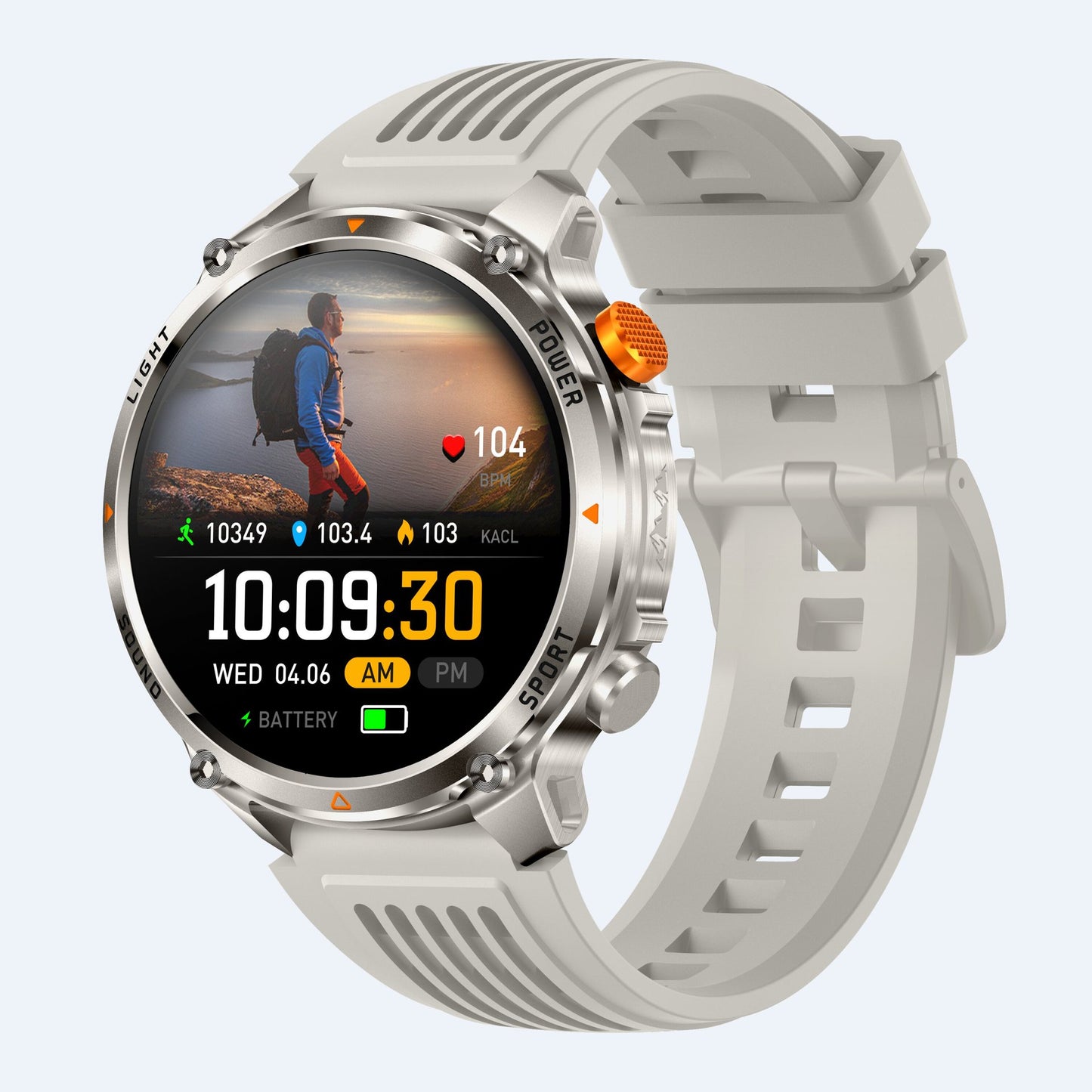 Smart Sports Watch with Heart Rate Monitoring