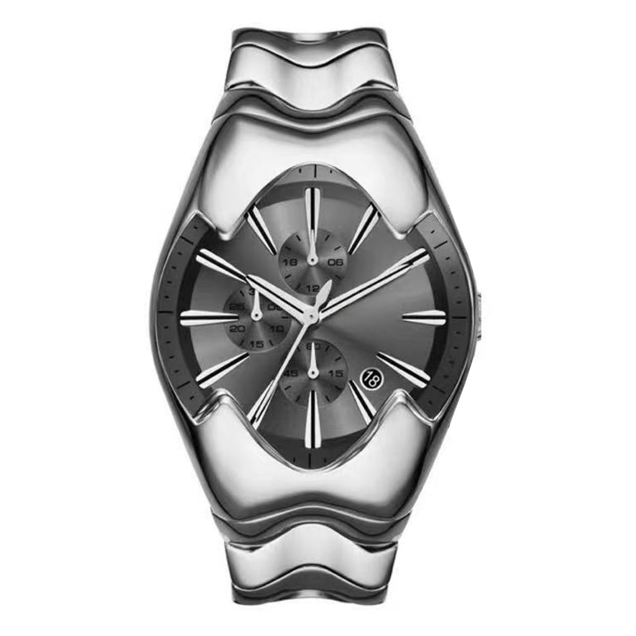 Snake Design Mens Calendar Watch