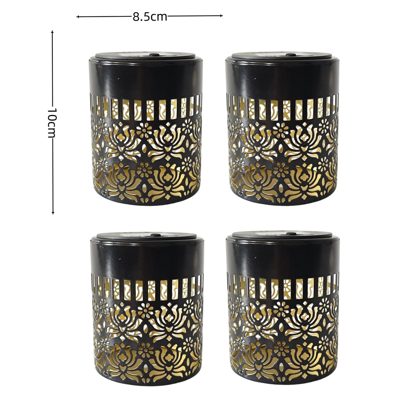 Solar Peony Flower Wall Lamp Outdoor Waterproof Retro Light