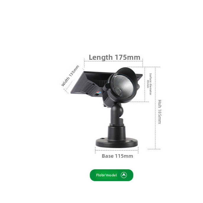 Solar Powered Outdoor Garden Spotlight