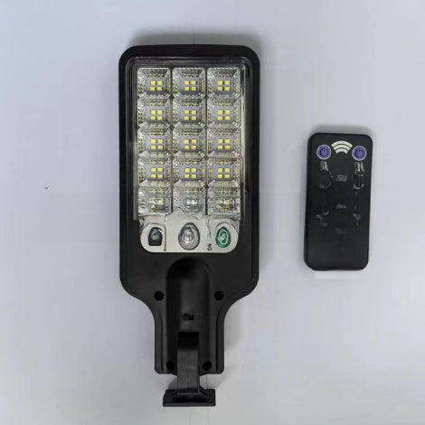 Solar Powered Outdoor Wall Light with Remote and Sensor