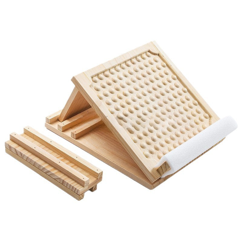 Solid Wood Stretching Board with Adjustable Levels