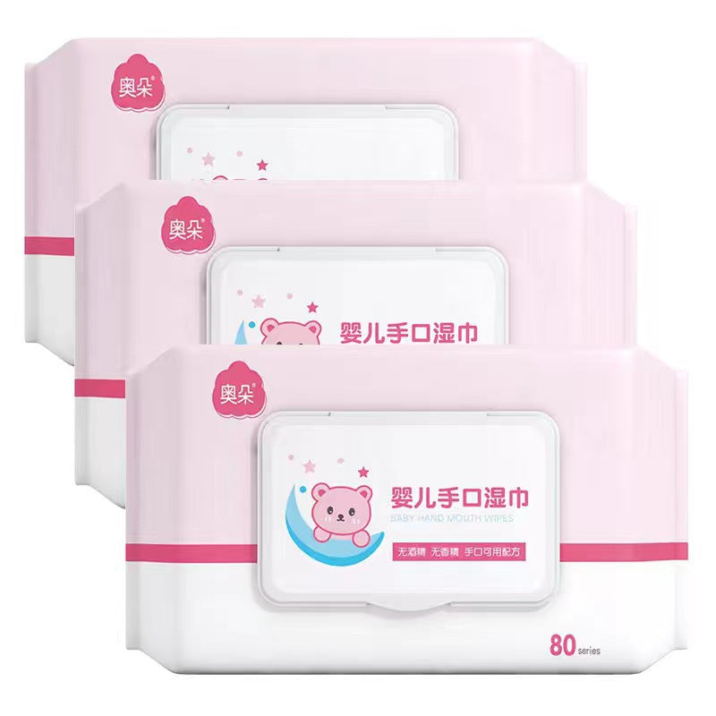 Special cotton soft towels for baby hands and mouths