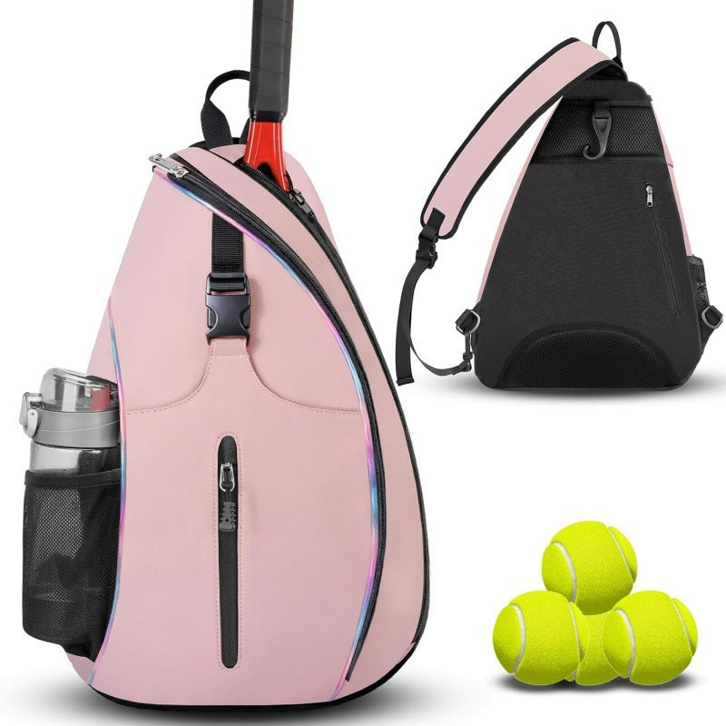 Spot 2025 New Badminton Bag Outdoor Sports Training Shoulder Tennis Bag Pickleball Backpack Crossbody Bag