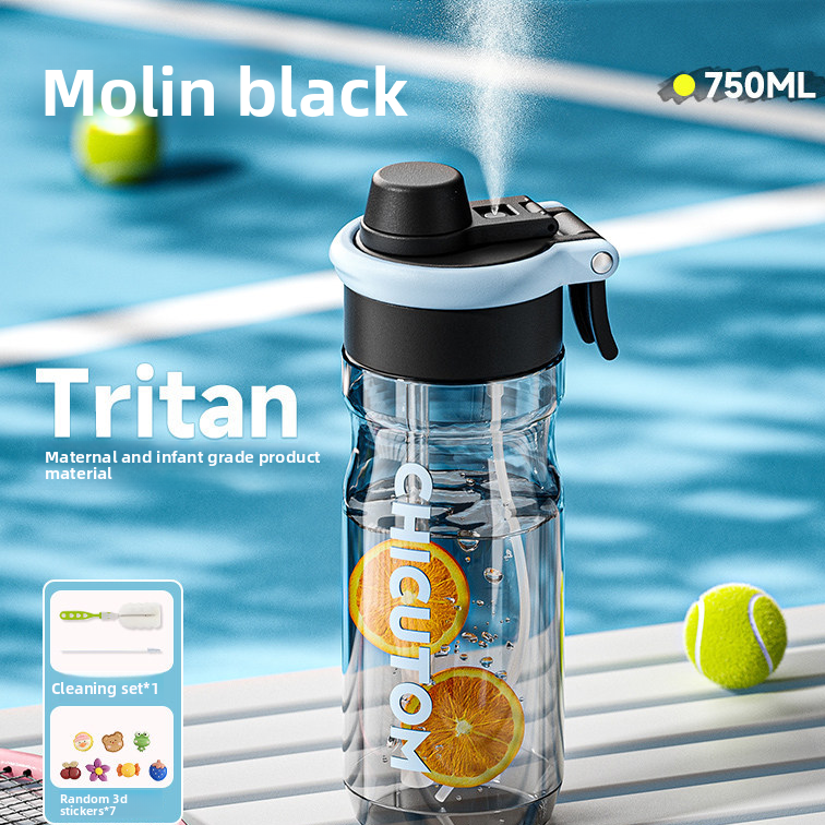 Spray straw student movement water bottle