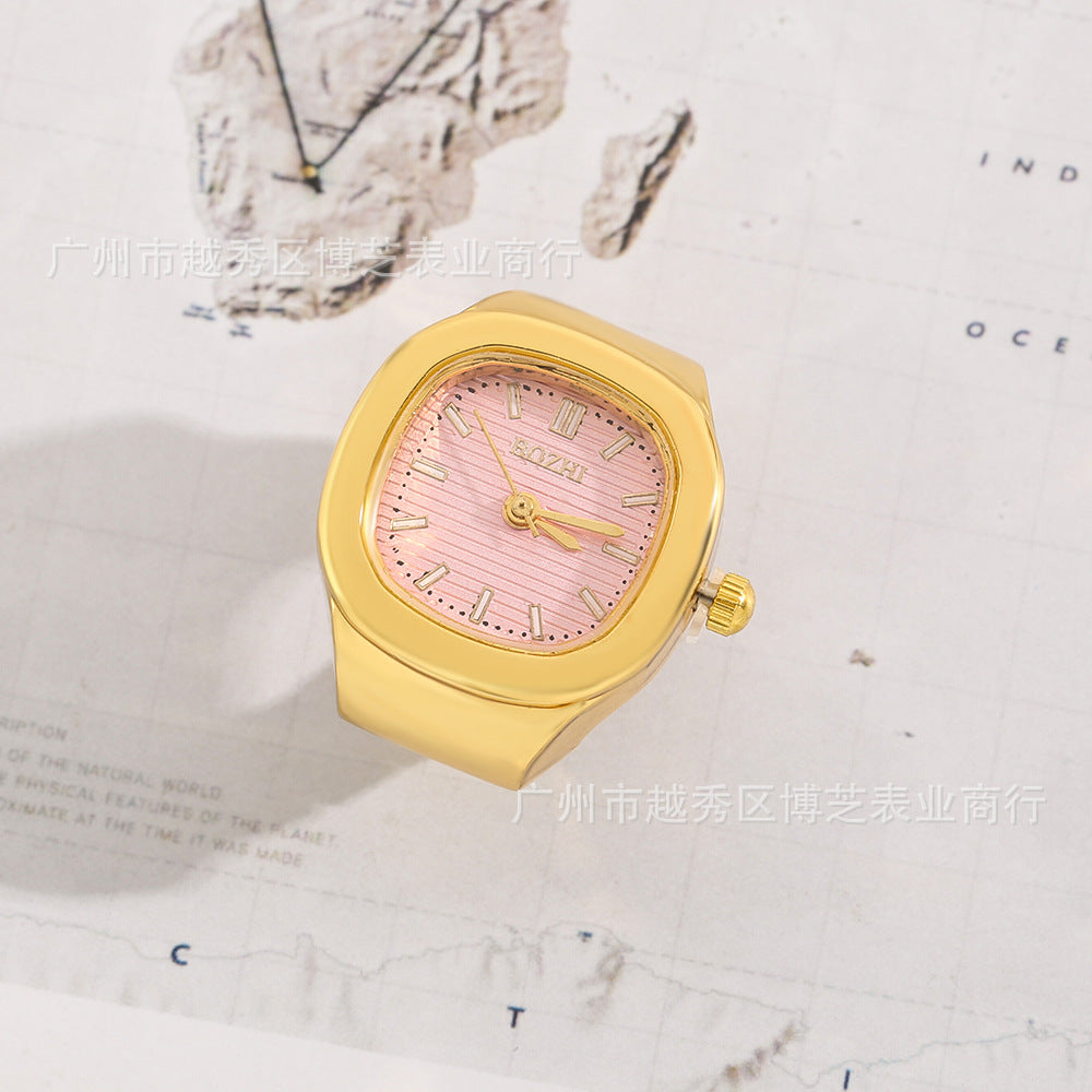 Square Ring Quartz Watch