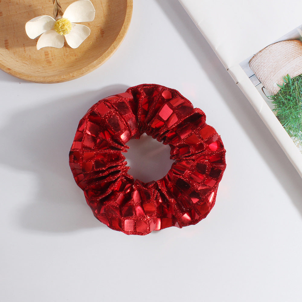 Square Sequins Elastic Hair Ties