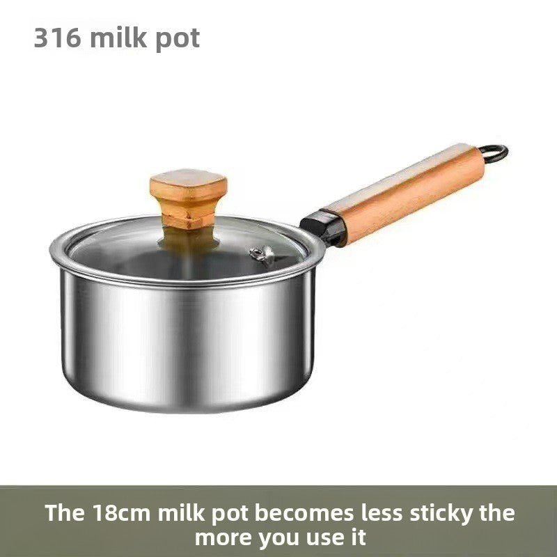 Stainless Steel Baby Milk Pot