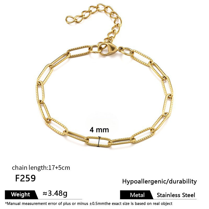 Stainless Steel Geometric Bracelet