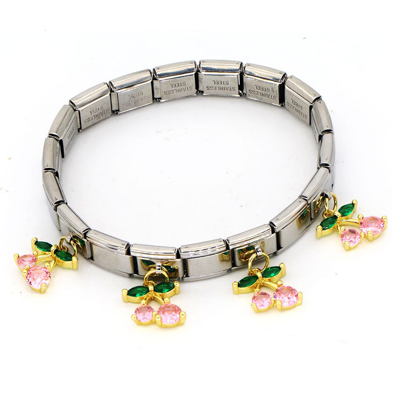 Stainless steel modular bracelet