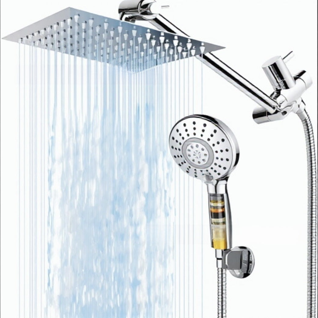 Stainless Steel Shower Set with 8 Functions