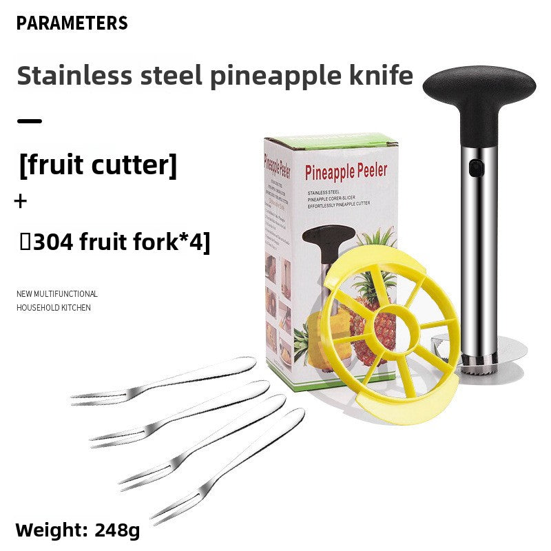 Stainless steel thickened sharp pineapple knife