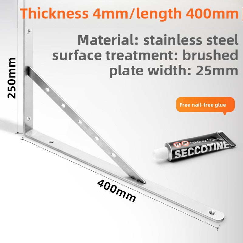 Stainless Steel Triangle Support Bracket