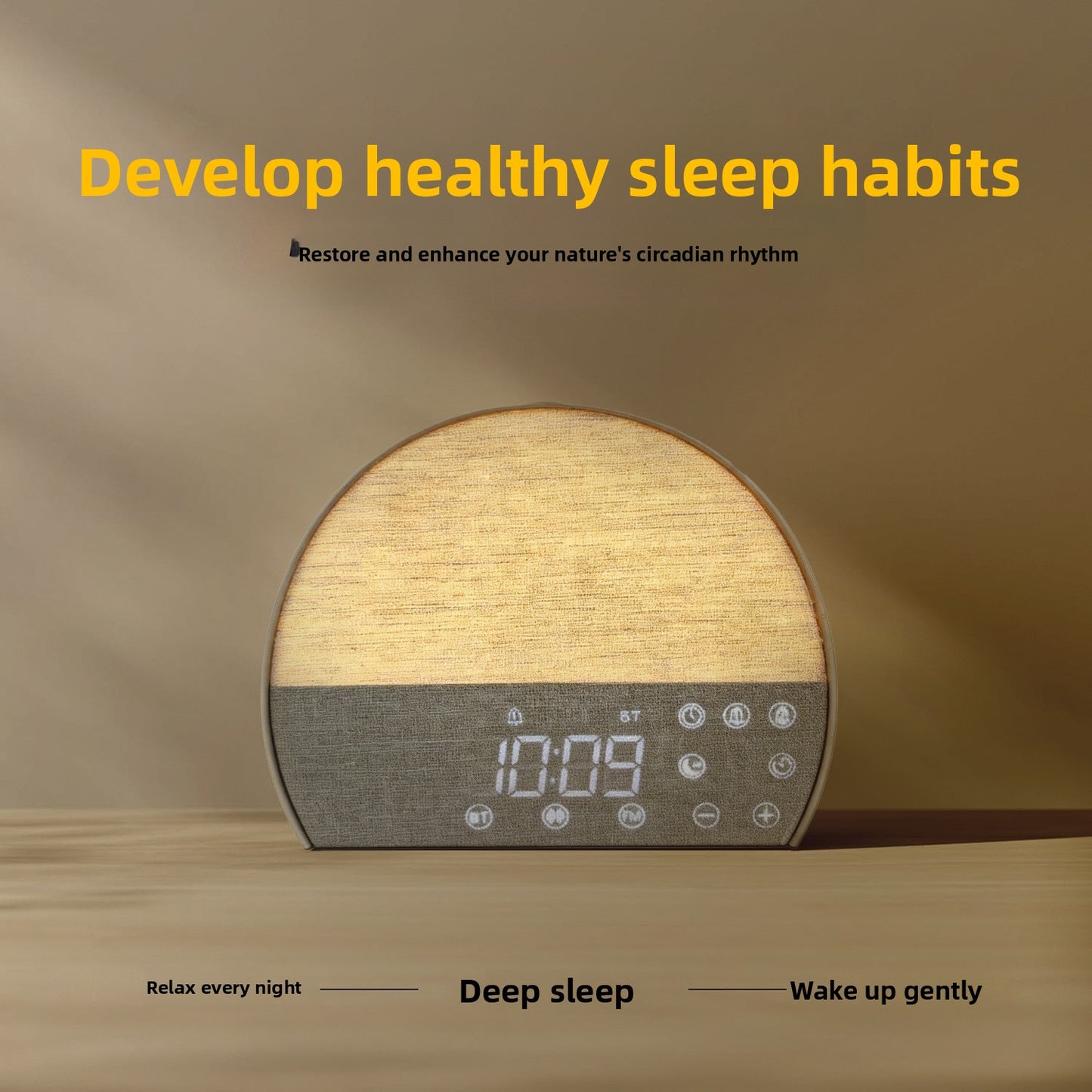 Sunrise Simulation Wake-Up Light with Bluetooth Speaker