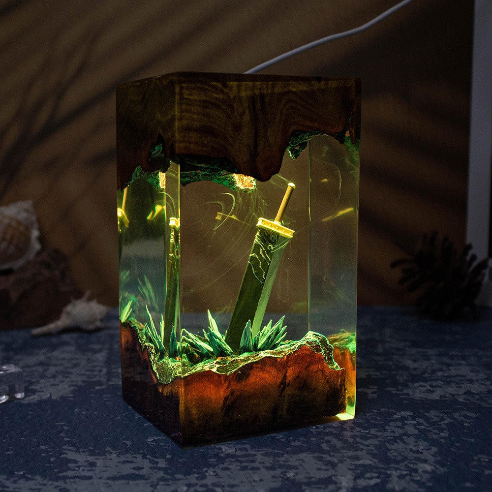 Sword Theme Resin Lamp