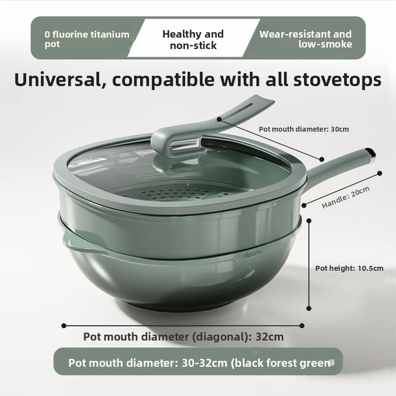 Titanium Ceramic Non-Stick Frying Pan