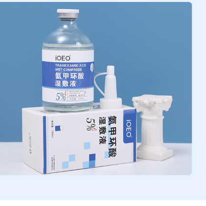 Tranexamic acid wet compress