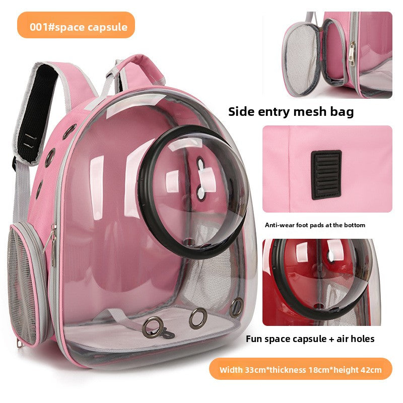Transparent Pet Backpack Carrier