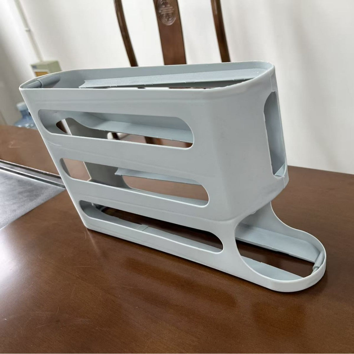 Transparent Slide Egg Storage Box Refrigerator Organizer