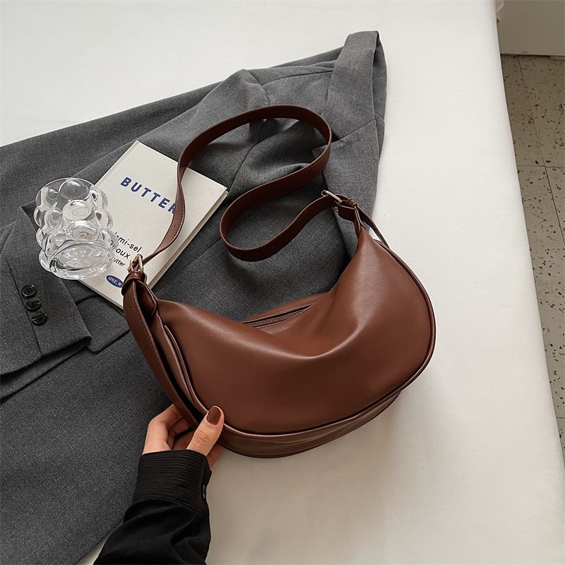 Trendy Contrast Color PU Women's Shoulder Bag