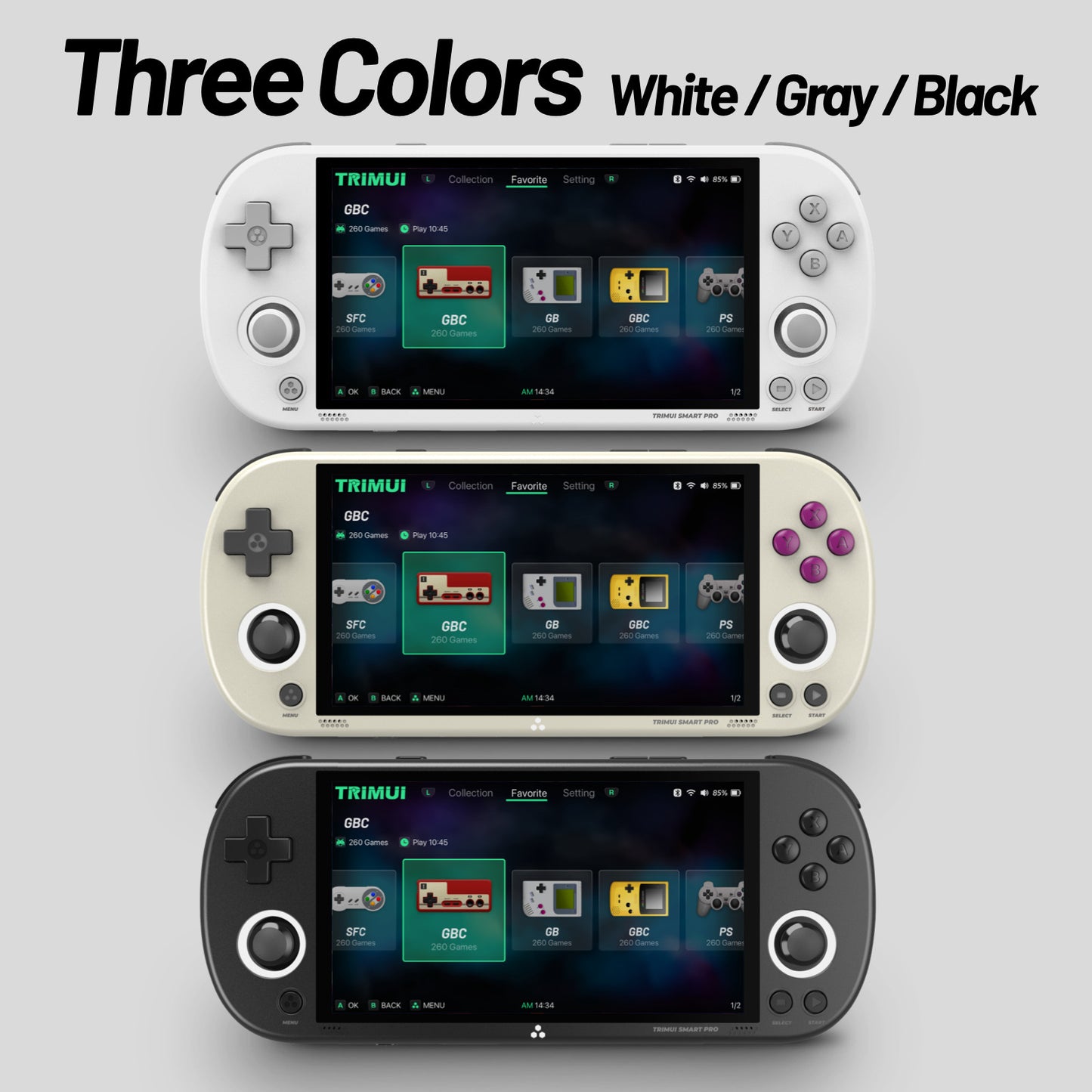 Trimui Smart Pro Open Source Handheld Game Console IPS Retro GBA PSP