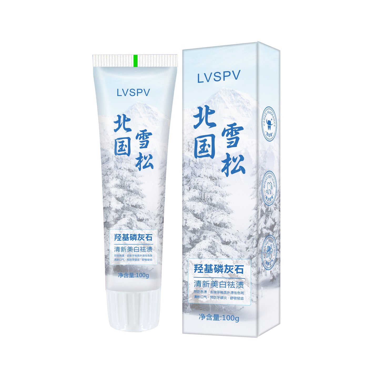 Triple Whitening Mint Toothpaste for Fresh Breath