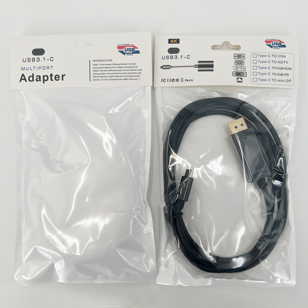 Type-C to DP adapter cable