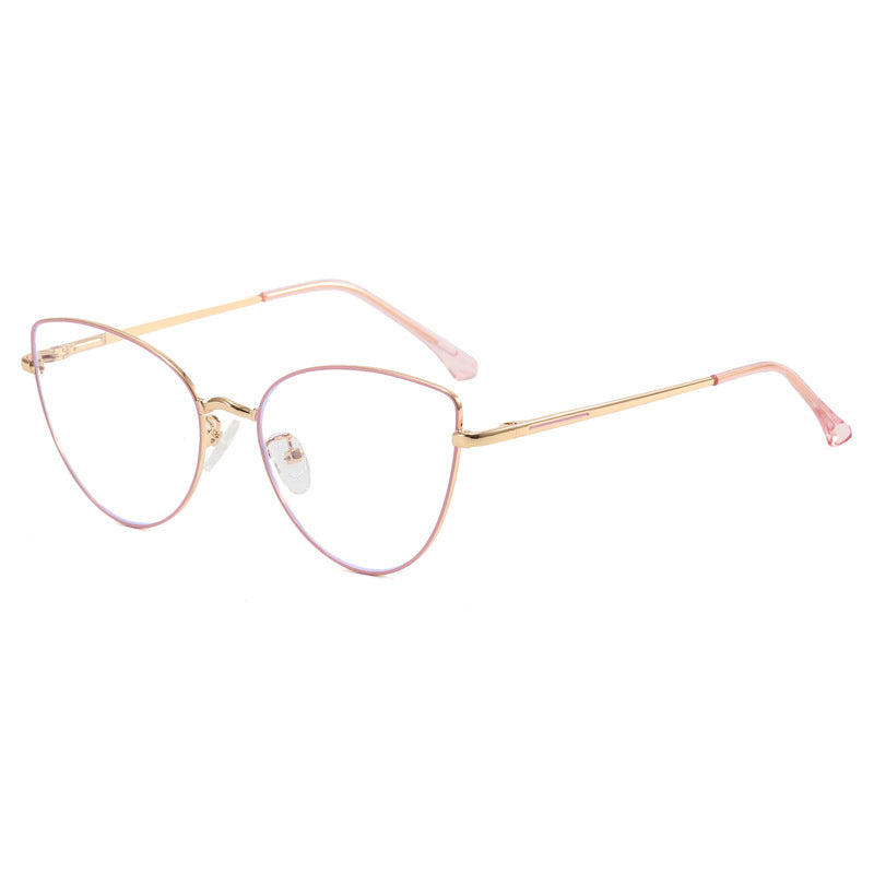 Ultra-lightweight metal thin-rimmed eyeglass frame