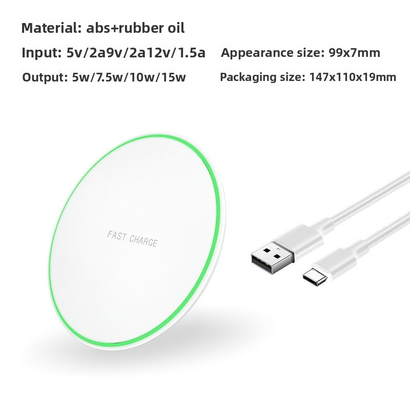 Ultra-Thin Round QI Wireless Charger
