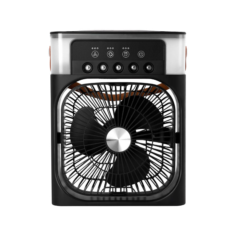 USB Desktop Humidifying Fan with Colorful Lights