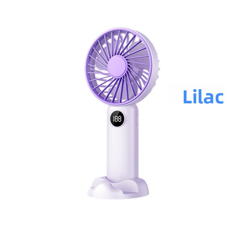 USB Handheld Fan with Long Battery Life and Strong Wind