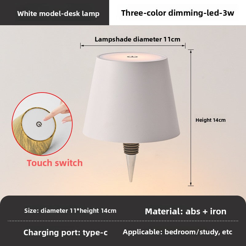 USB Rechargeable Bottle Table Lamp