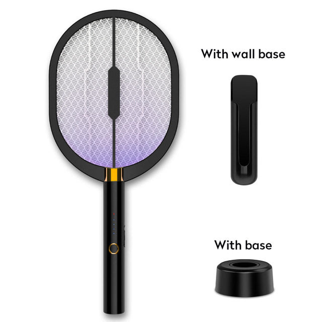 USB Rechargeable Electric Mosquito Killer Lamp with Swatter