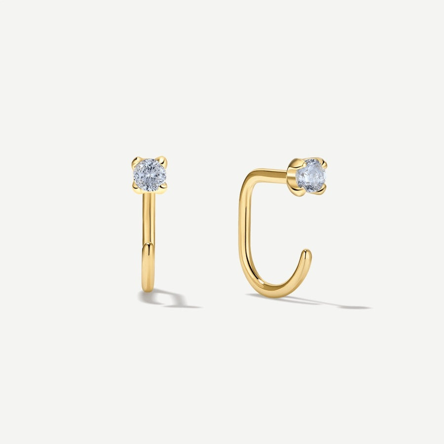 Versatile Commuter-Style Stud Earrings for Women