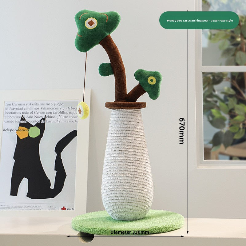 Vertical cat toy
