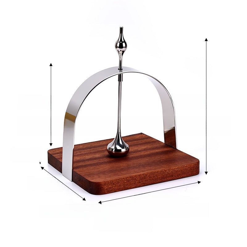 Vertical Solid Wood Desktop Napkin Holder