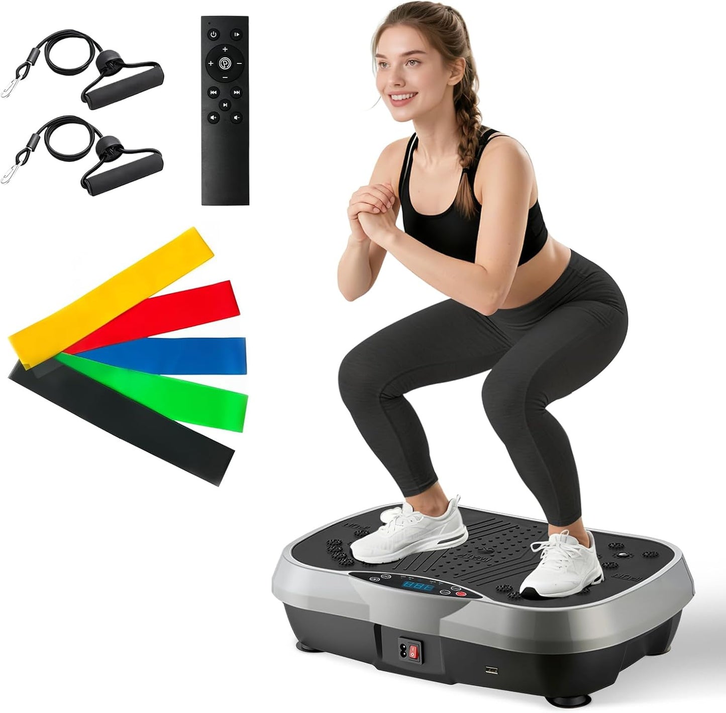 Vibrating plate full-body shaking machine