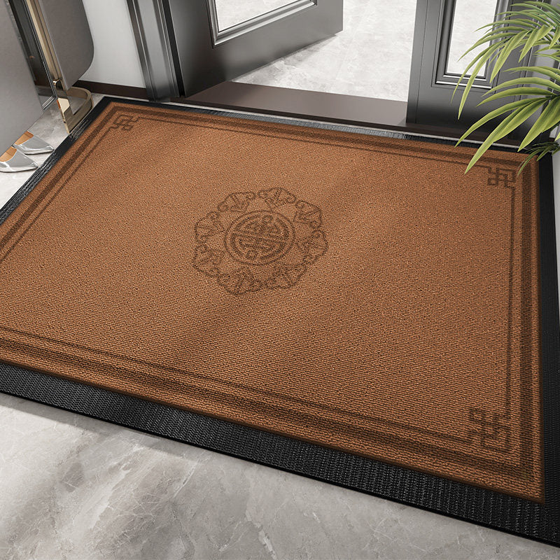 Villa Entrance Door Mat, Home Entrance Carpet, Thickened New Chinese Style Foyer Outdoor High-End Door Mat