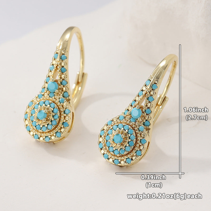Vintage Star Design Earrings