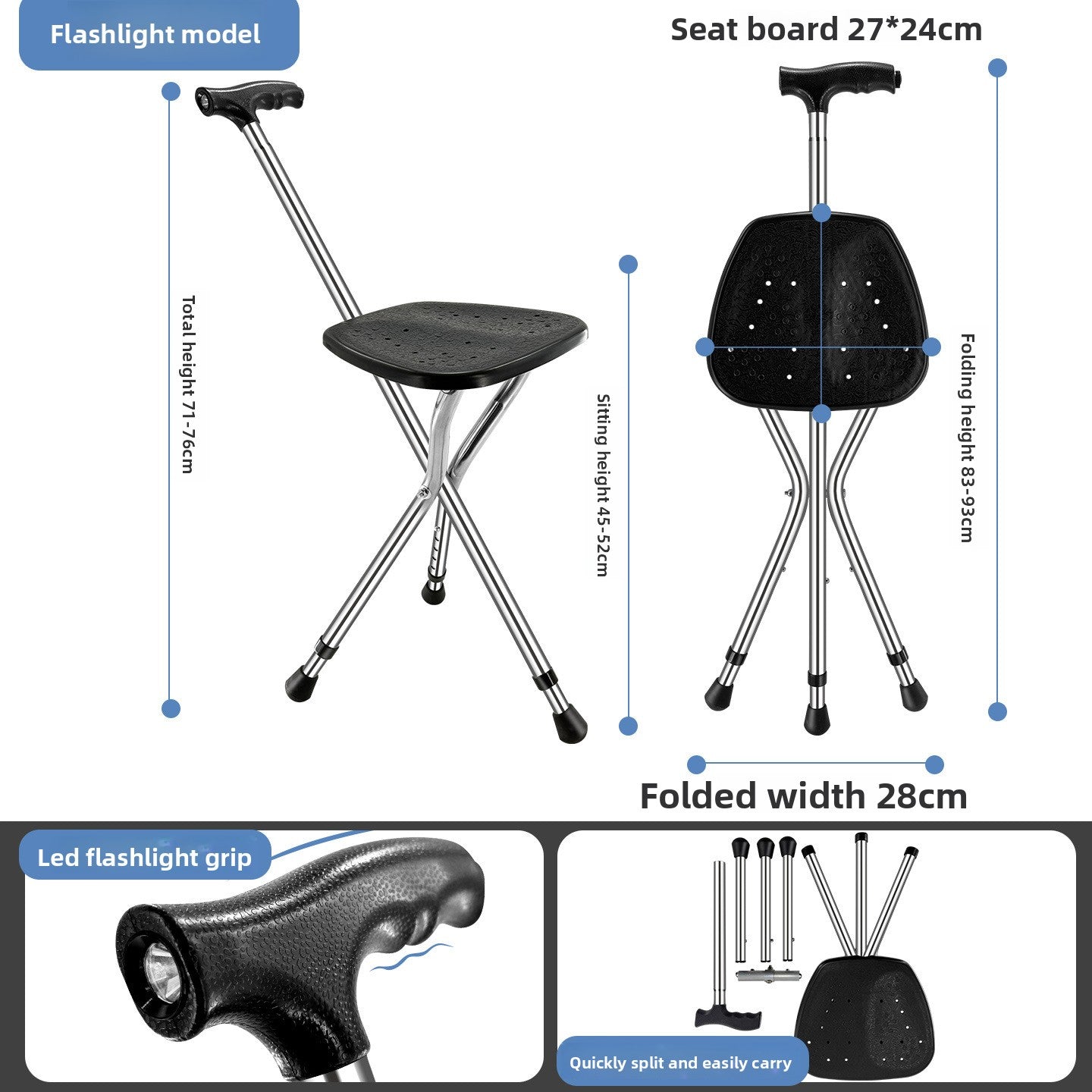 Walking Cane Stool