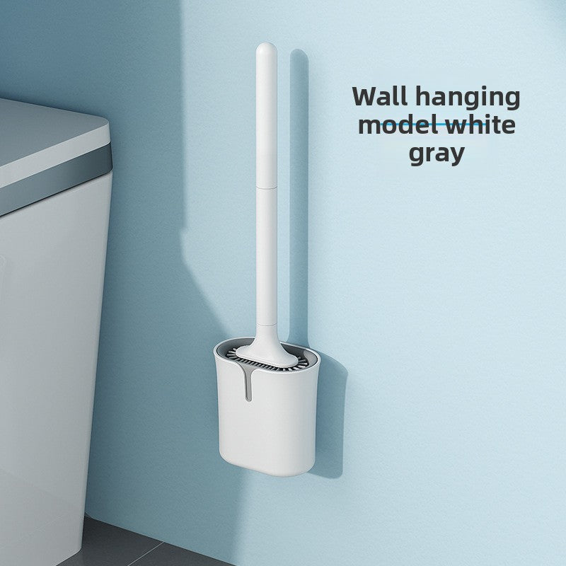 Wall-mounted tool for toilet brush