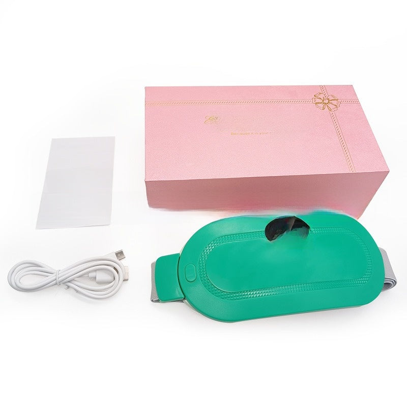 Warming Waist Belt for Lumbar Support with Heat Therapy and Massage