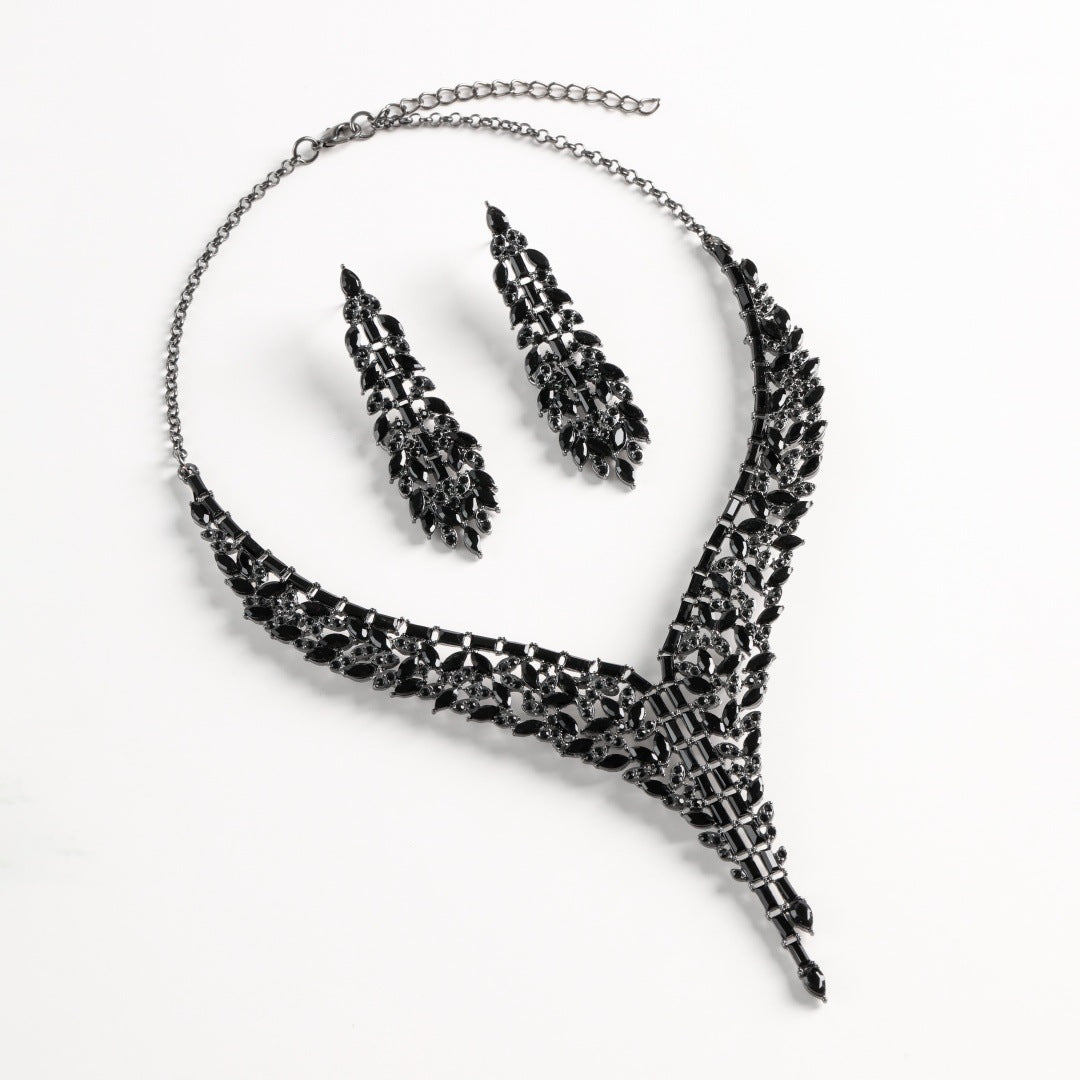 Water Drop Necklace and Earrings