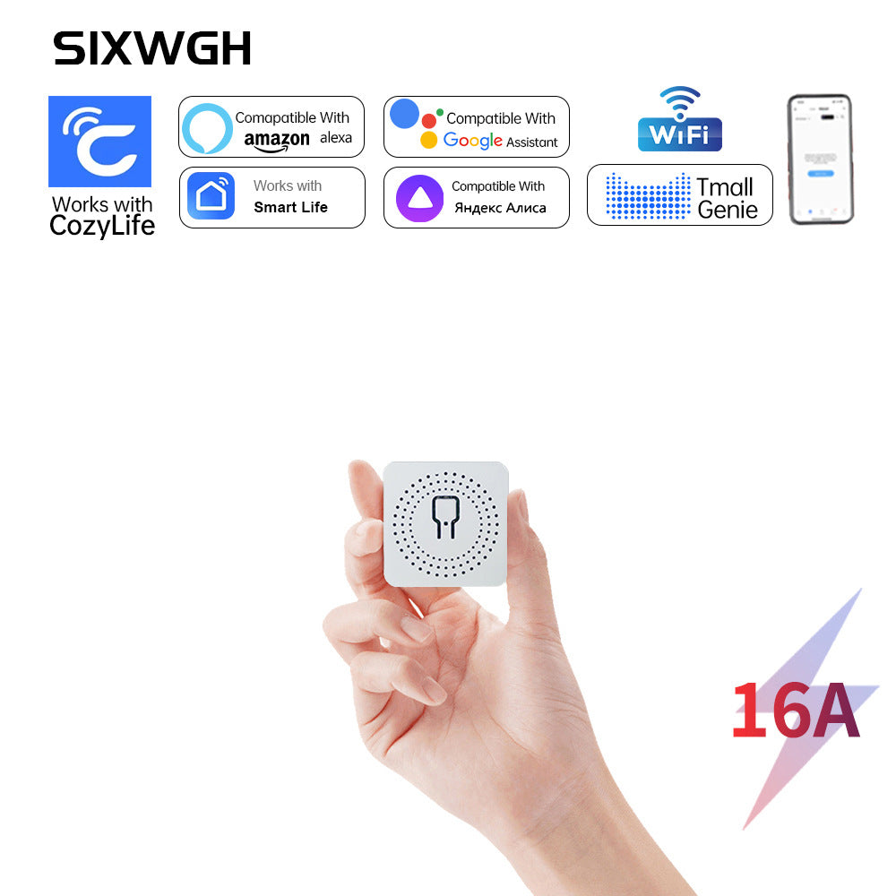 WiFi Mini Smart Switch Remote Timing Control