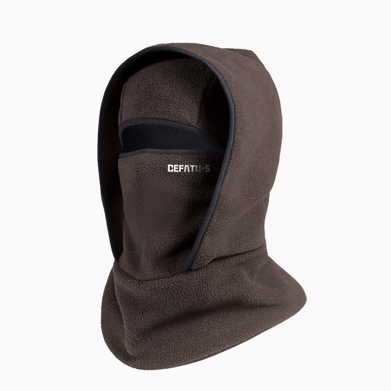 Winter Fleece Hat Neck Gaiter Face Mask